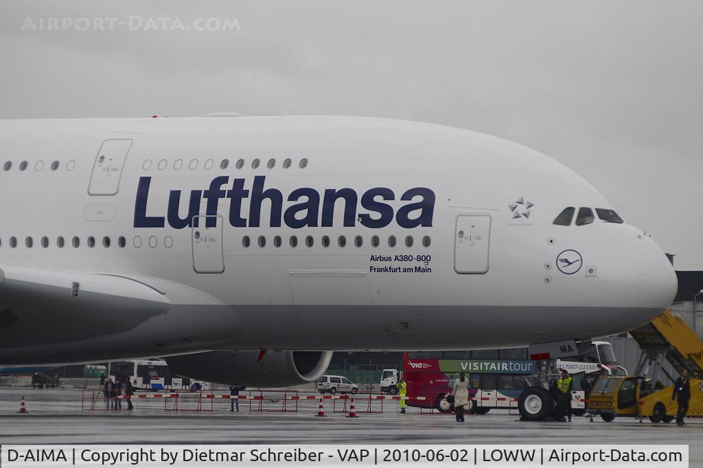 D-AIMA, 2010 Airbus A380-841 C/N 038, Lufthansa Airbus A380
