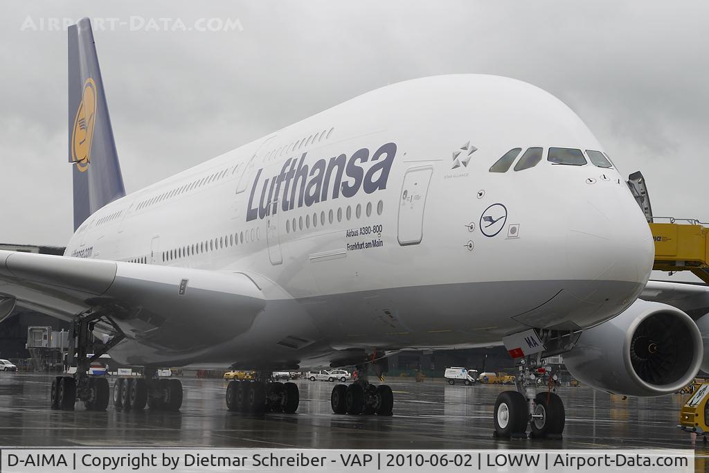 D-AIMA, 2010 Airbus A380-841 C/N 038, Lufthansa Airbus A380