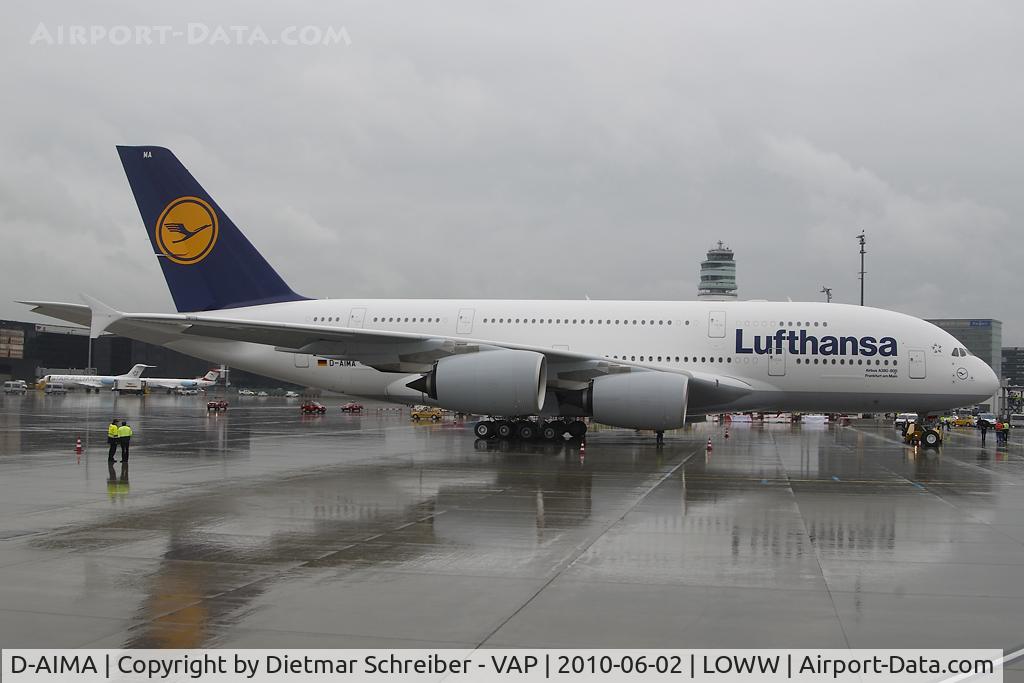 D-AIMA, 2010 Airbus A380-841 C/N 038, Lufthansa Airbus A380