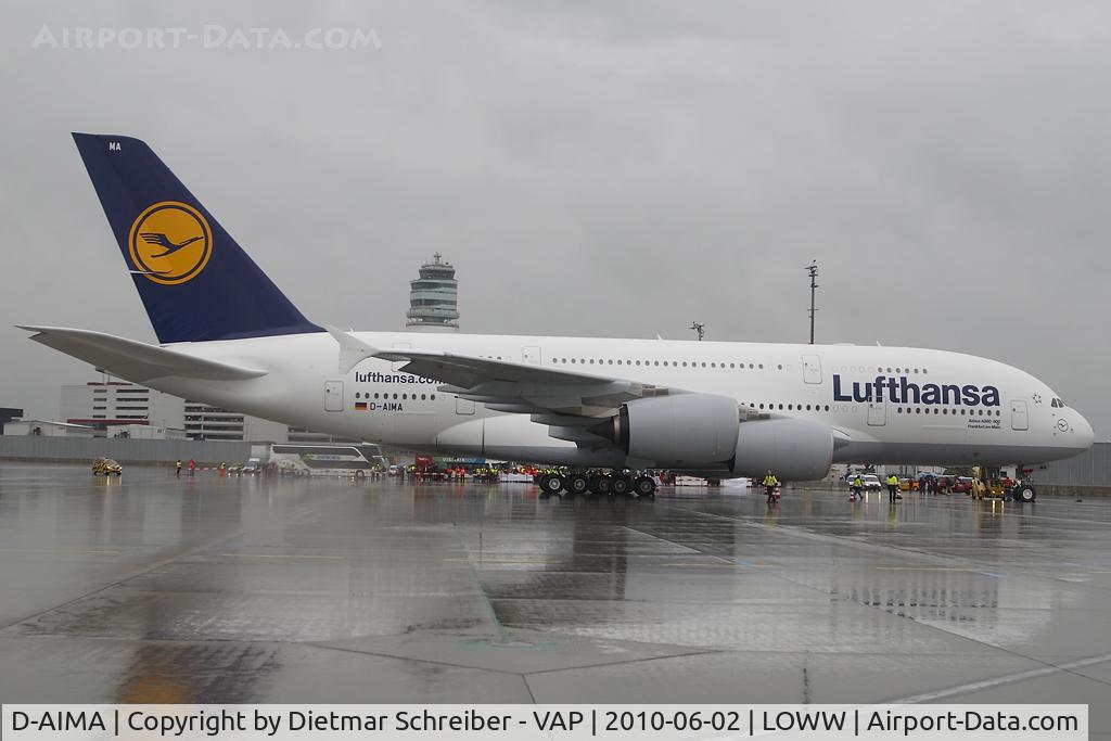 D-AIMA, 2010 Airbus A380-841 C/N 038, Lufthansa Airbus A380
