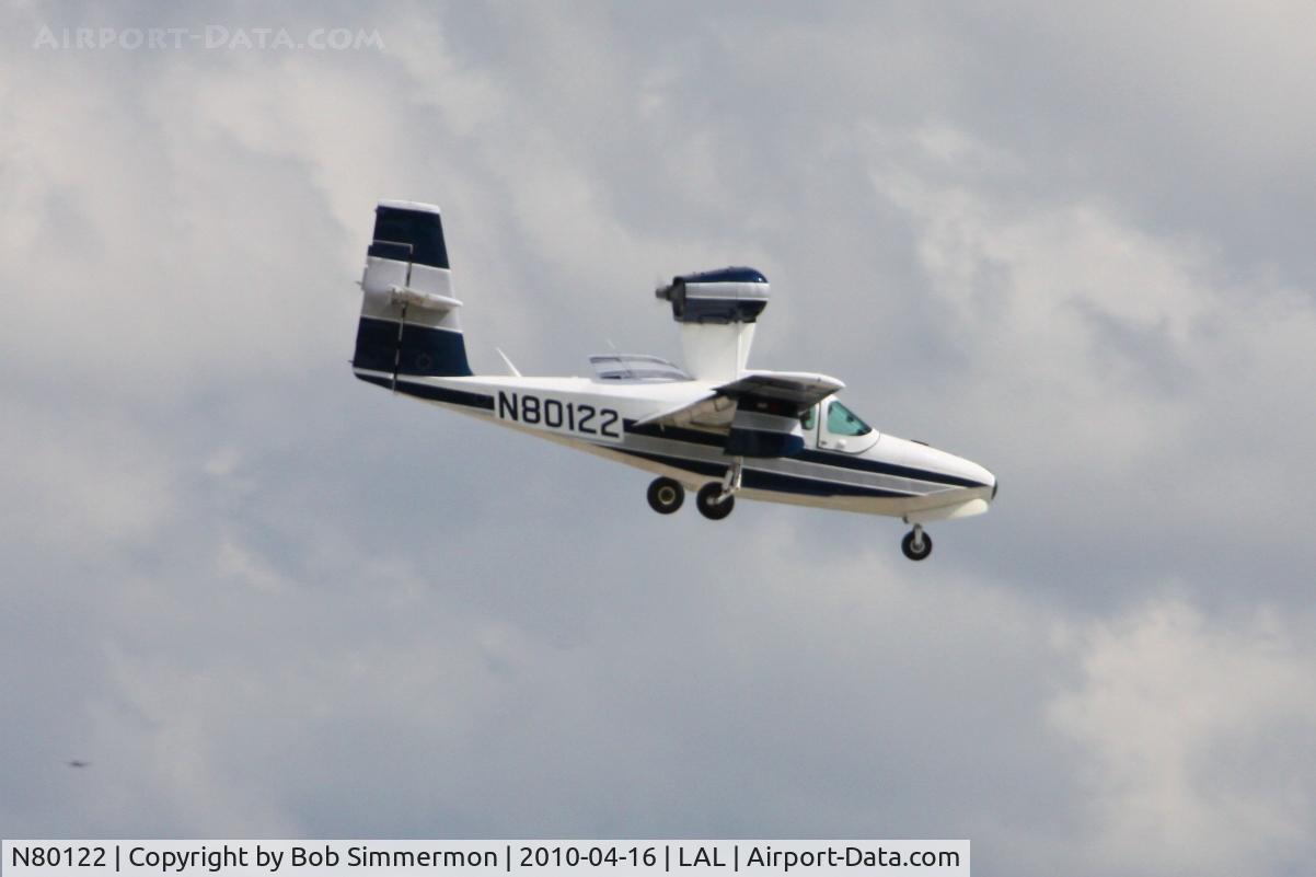 N80122, 1981 Consolidated Aeronautics Inc. LAKE LA-4-200 C/N 1069, Arriving at Lakeland, Florida during Sun N Fun 2010.