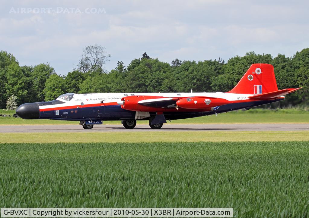 G-BVXC, 1956 English Electric Canberra B(I)8/B.6 Mod C/N EEP71470, Royal Aircraft Establishment markings. Bruntingthorpe.