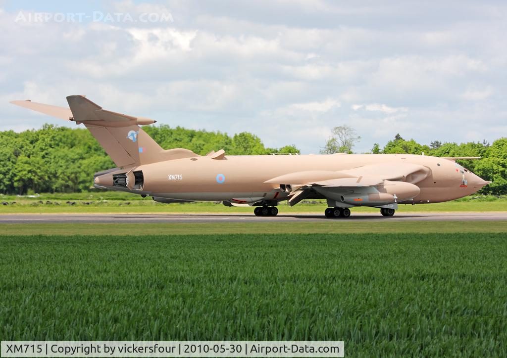 XM715, 1963 Handley Page Victor K.2 C/N HP80/83, Former Royal Air Force aircraft wearing 55 Squadron markings. Bruntingthorpe.