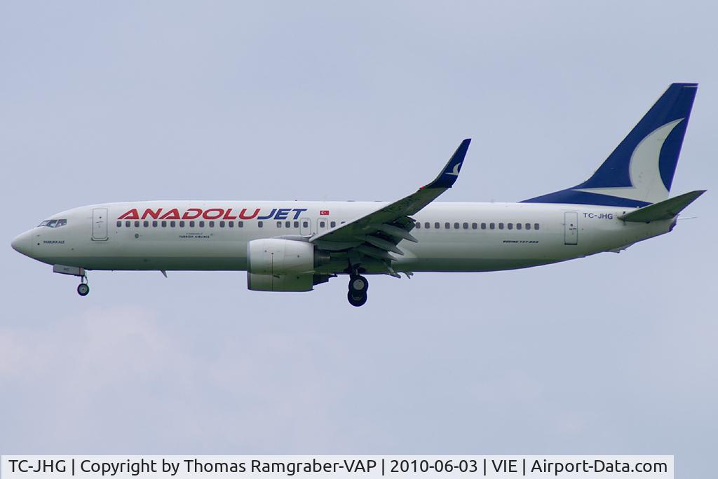 TC-JHG, 2008 Boeing 737-8GJ C/N 34958, Anadolu Jet Boeing 737-800