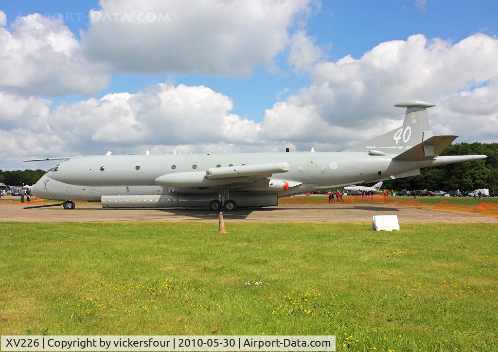 XV226, 1968 Hawker Siddeley Nimrod MR.2 C/N 8001, Former Royal Air Force. Bruntingthorpe.