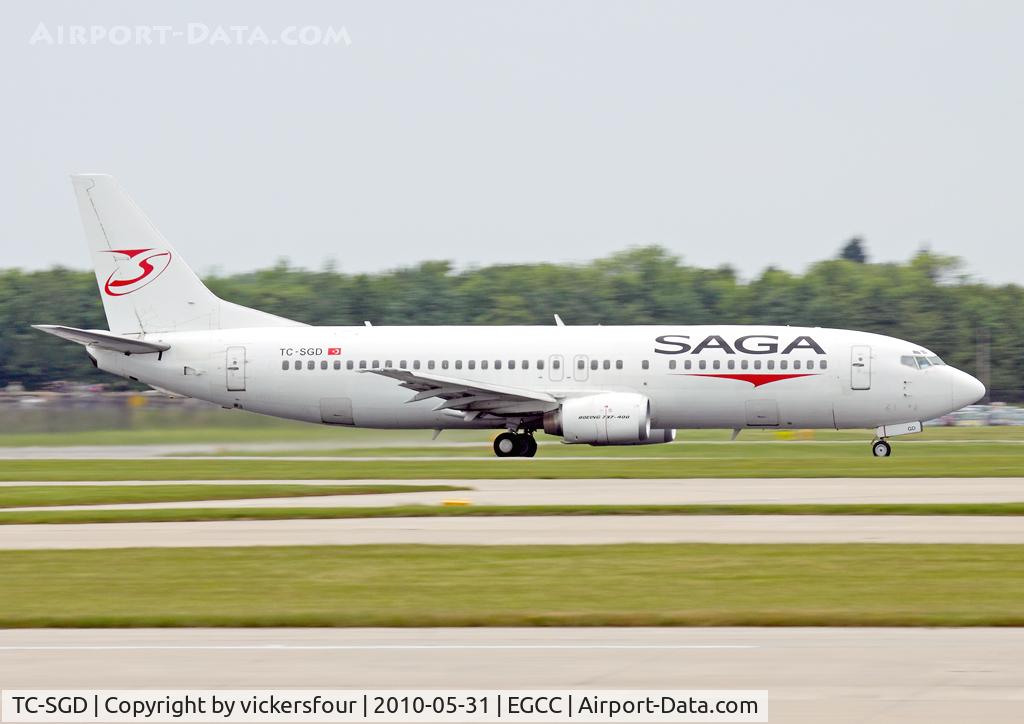 TC-SGD, 1997 Boeing 737-48E C/N 25773, SAGA Airlines Boeing 737-48E (c/n 25773).