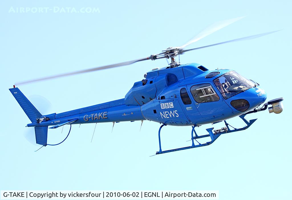 G-TAKE, 1981 Aerospatiale AS-355F-1 Ecureuil 2 C/N 5088, Arena Helicopters/BBC.