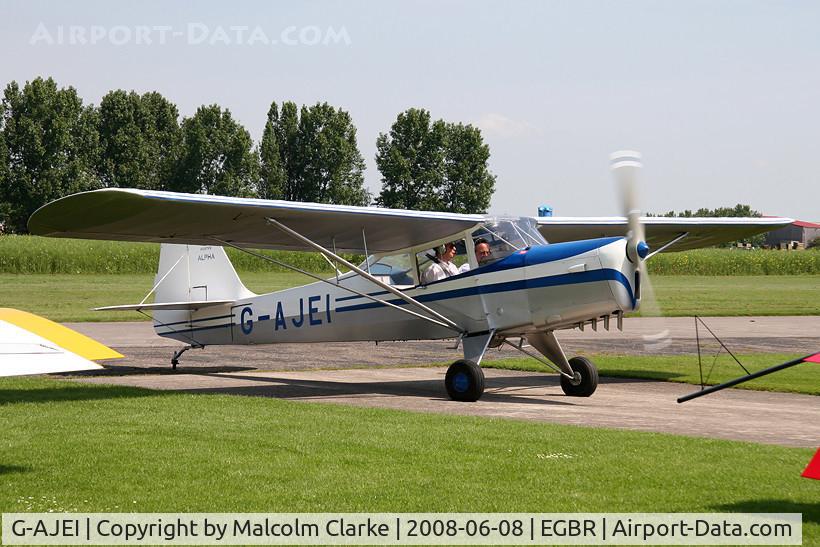 G-AJEI, 1946 Auster J-1N Alpha C/N 2313, Auster J-1N Alpha at Breighton Airfield in 2008.