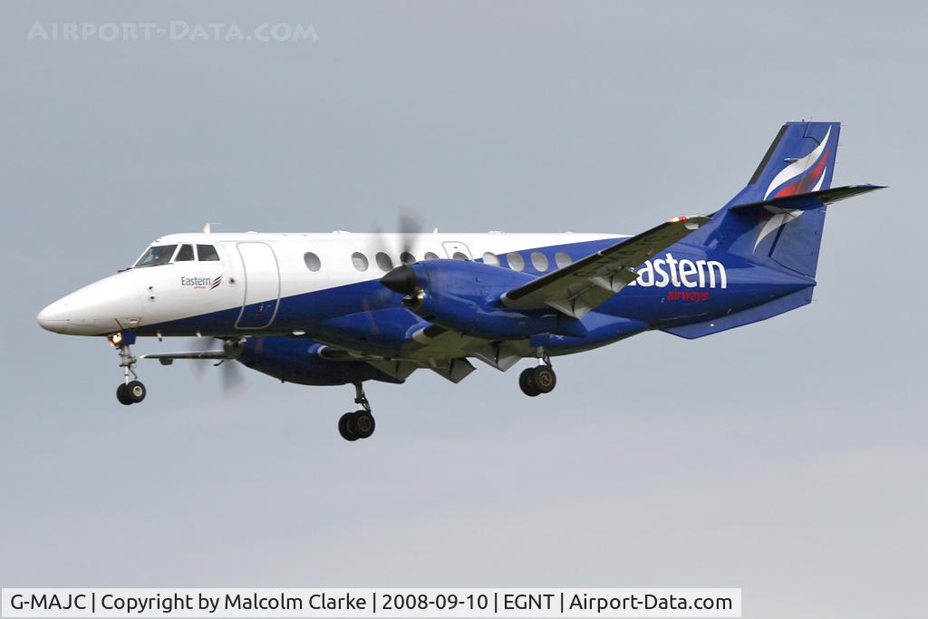 G-MAJC, 1992 British Aerospace Jetstream 41 C/N 41005, British Aerospace Jetstream 41 at Newcastle Airport in 2008.