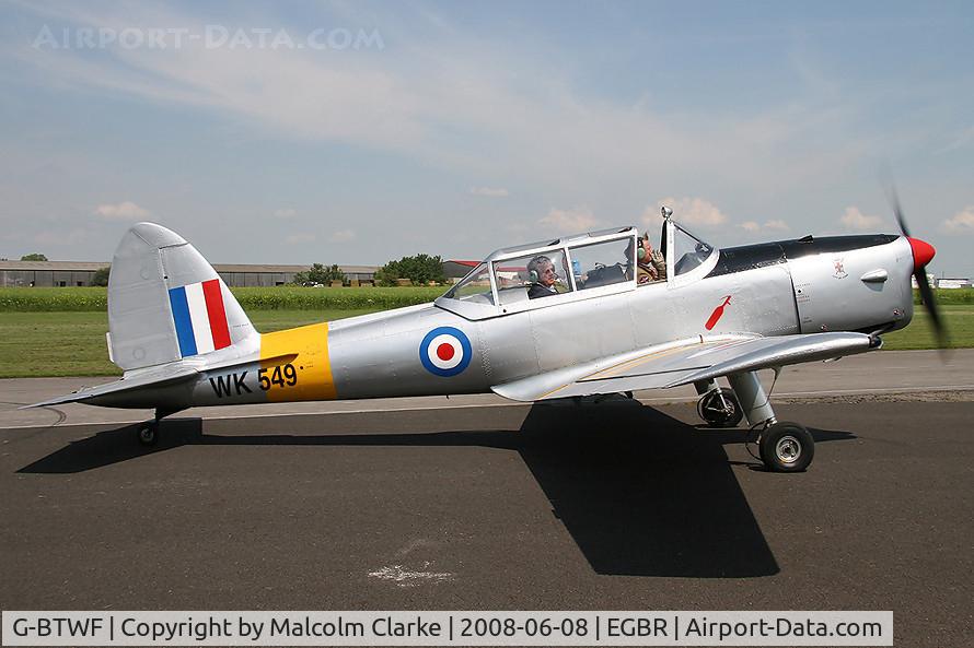 G-BTWF, 1951 De Havilland DHC-1 Chipmunk T.10 C/N C1/0564, De Havilland DHC-1 Chipmunk 22 at Breighton Airfield in 2008.