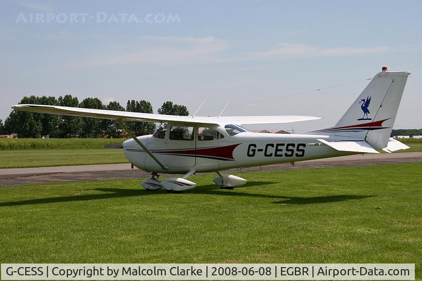 G-CESS, 1965 Reims F172G Skyhawk C/N 0181, Reims F172G Skyhawk at Breighton Airfield in 2008.