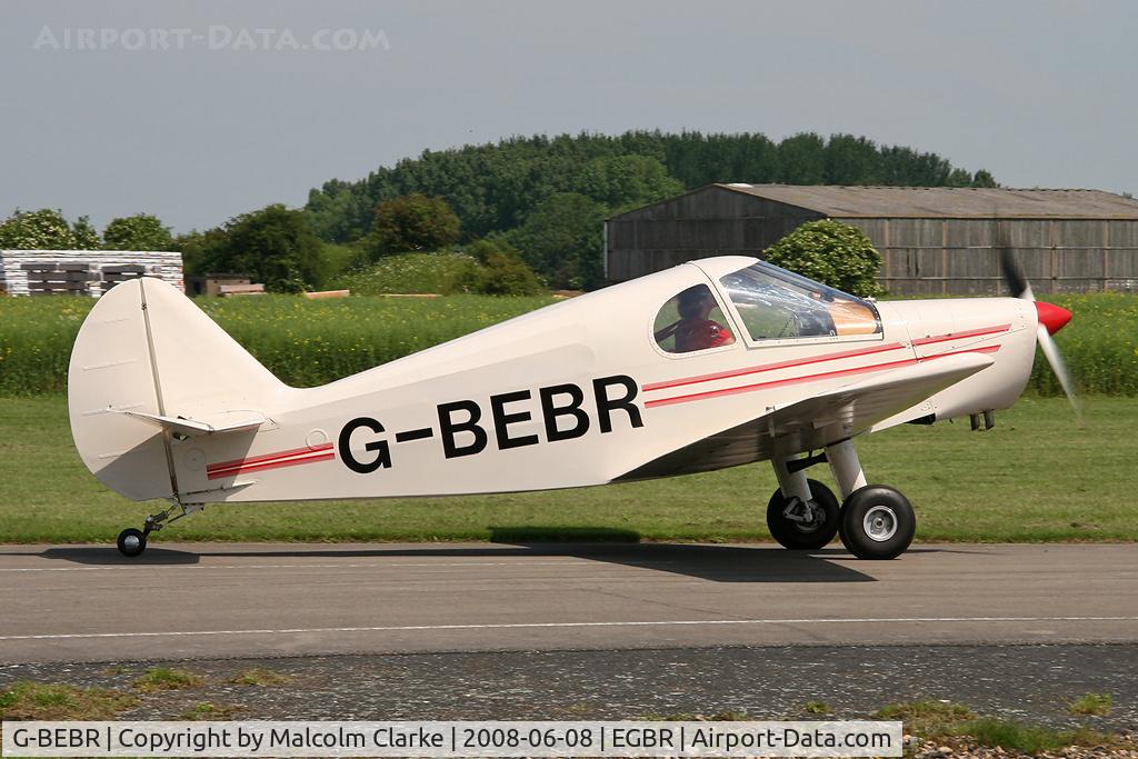 G-BEBR, 2006 Gardan GY-201 Minicab C/N PFA 1824, Gardan GY-201 Minicab (modified) at Breighton Airfield in 2008.