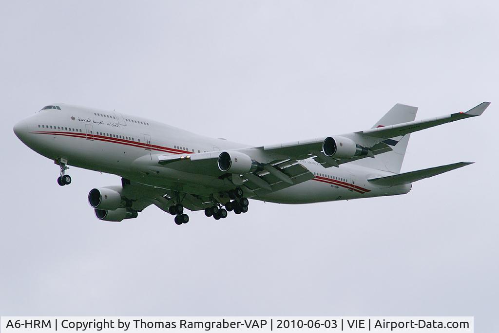 A6-HRM, 1998 Boeing 747-422 C/N 26903, UAE - Royal Flight Boeing 747-400