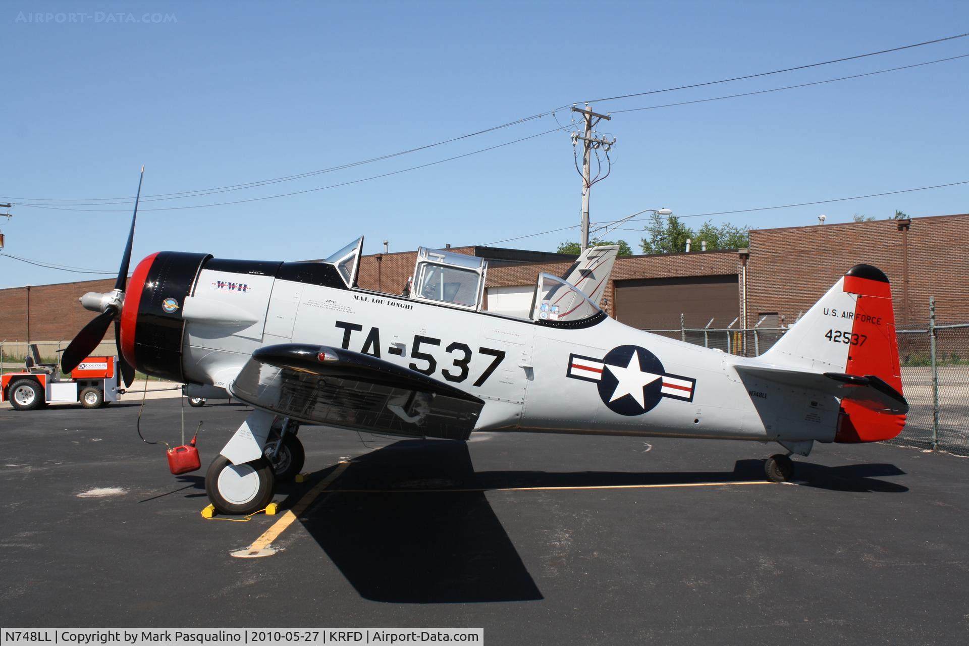 N748LL, 1943 North American AT-6F Texan C/N 121-42537, North American AT-6F