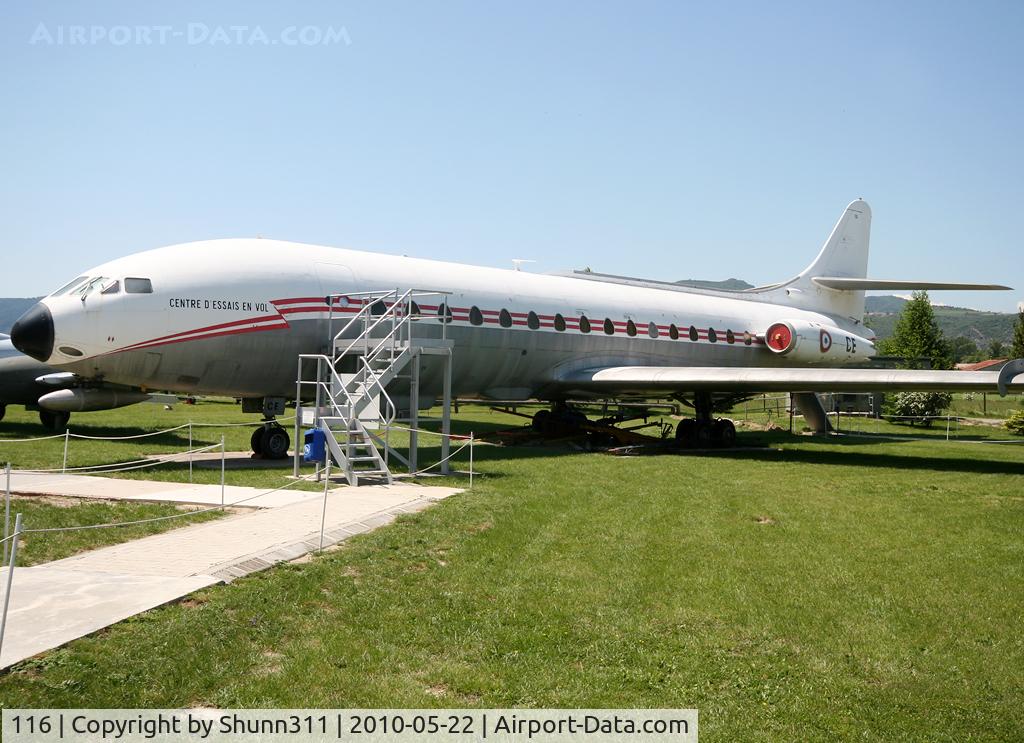 116, 1955 Sud Aviation SE-210 Caravelle III C/N 116, Caravelle preserved inside Montelimar Museum... Ex. CEV aircraft and last Caravelle who has flown in France.