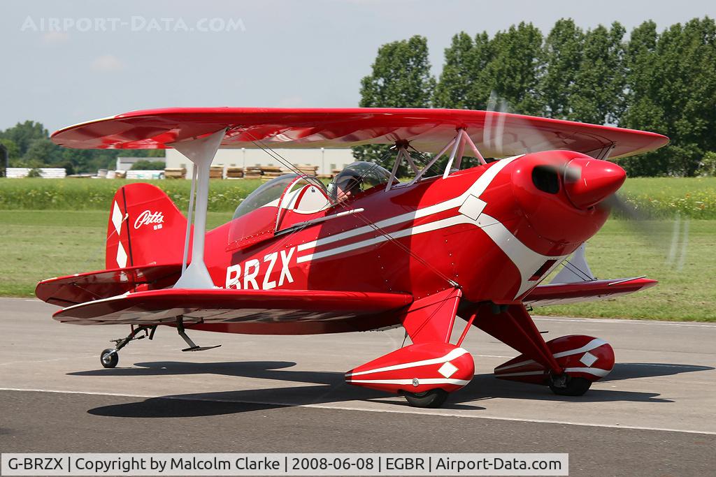 G-BRZX, 1984 Pitts S-1S Special C/N 711-H, Pitts S-1S at Breighton Airfield in 2008.
