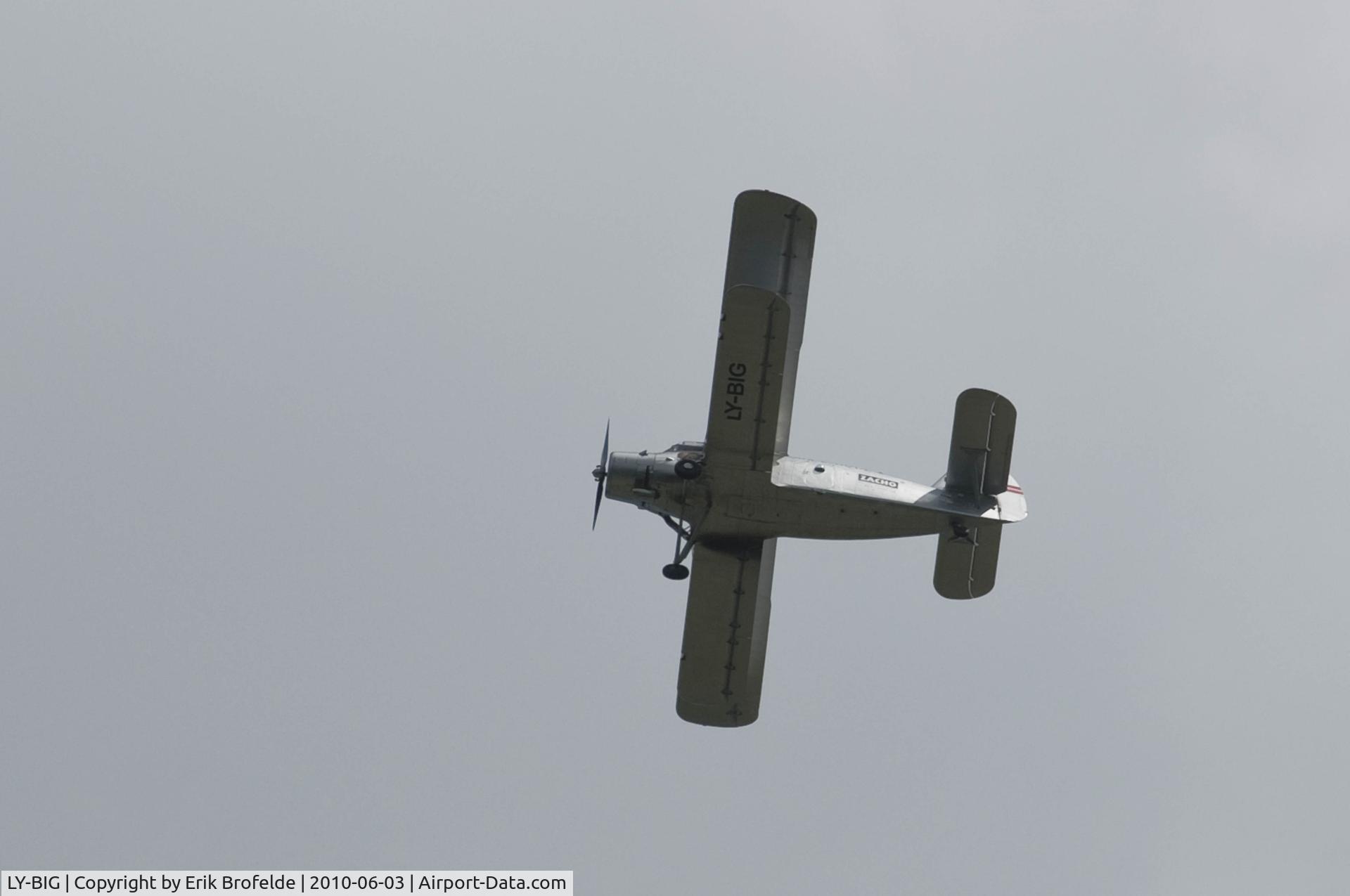 LY-BIG, 1989 Antonov An-2T C/N IG236-23, Photo is taken in Skanderborg, Denmark