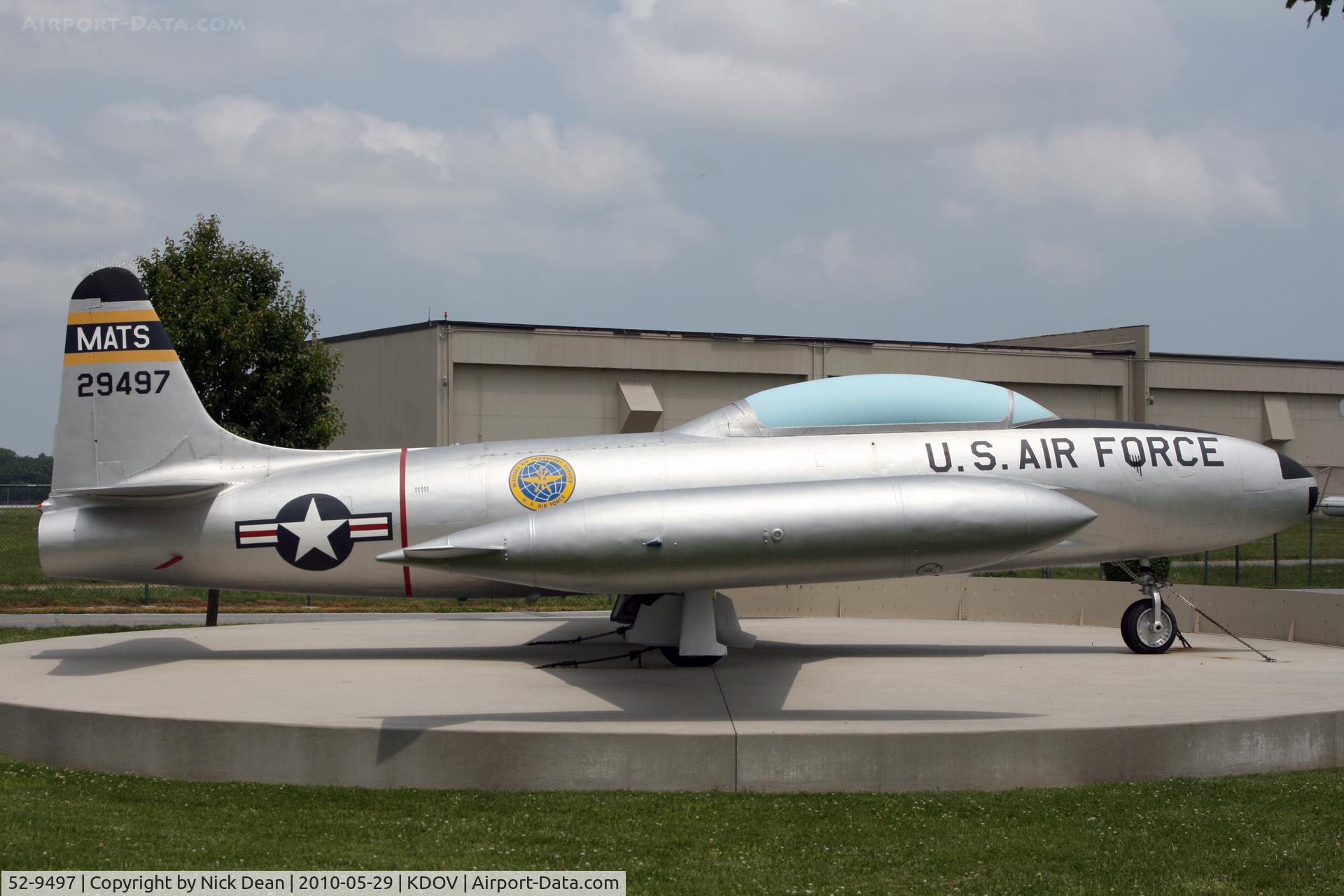 52-9497, 1952 Lockheed T-33A Shooting Star C/N 580-7632, KDOV