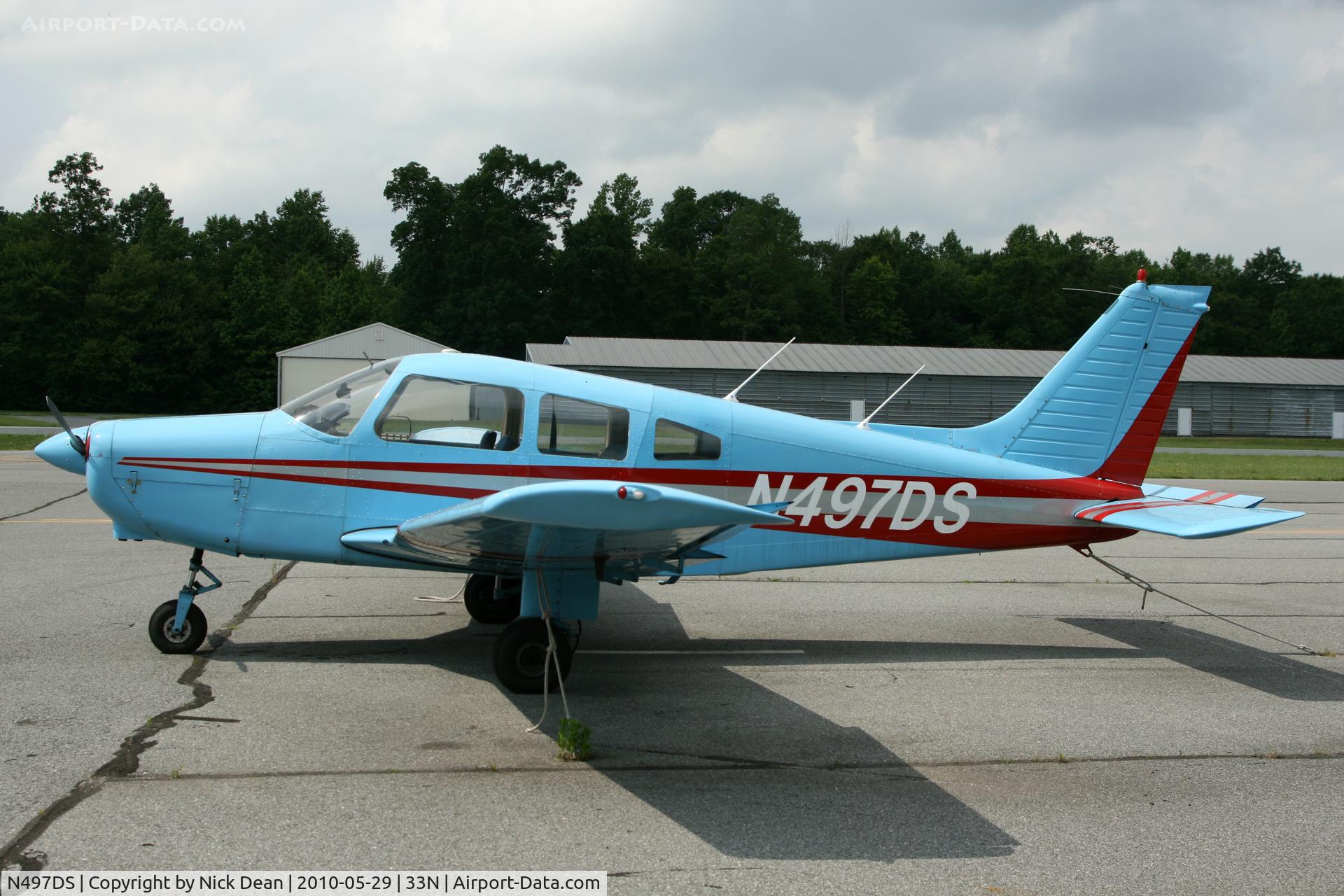 N497DS, 1978 Piper PA-28-161 C/N 28-7816567, 33N