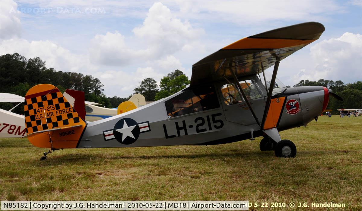 N85182, 1946 Aeronca 7AC Champion C/N 7AC-3914, as an L-16 at Horn Point