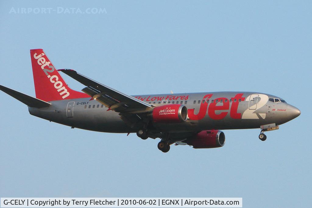 G-CELY, 1986 Boeing 737-377(QC) C/N 23662, Jet2 B737 at EMA