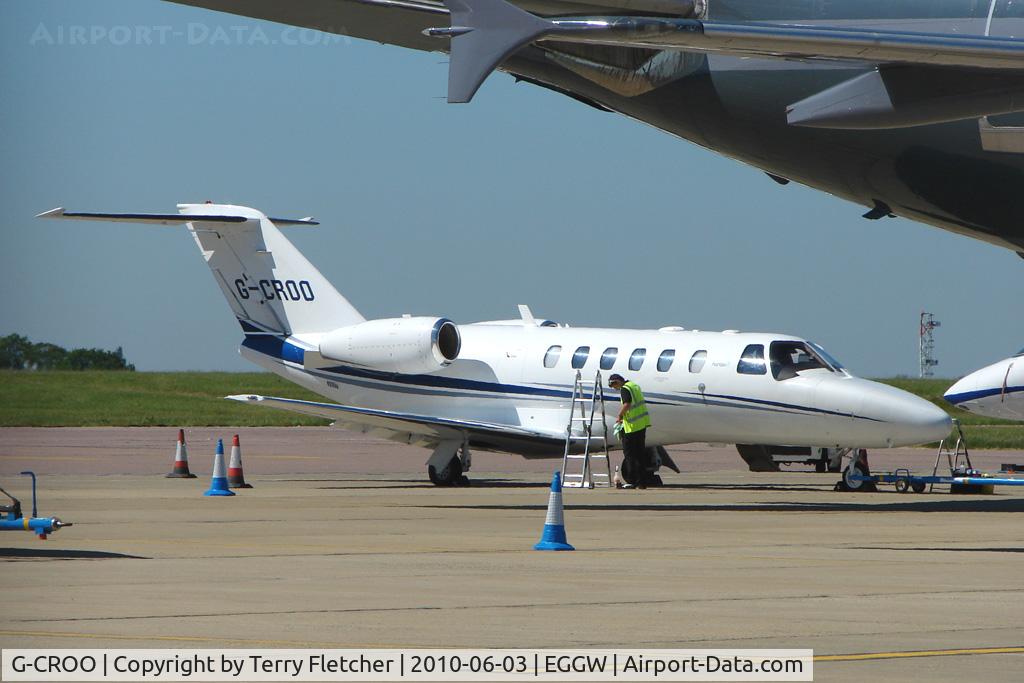 G-CROO, 2008 Cessna 525A CitationJet CJ2+ C/N 525A-0388, Cessna 525A CitationJet CJ2+, c/n: 525A-0388 at Luton