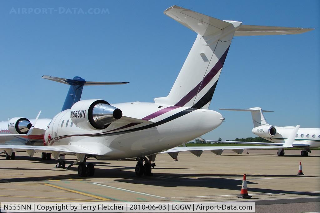 N555NN, 2007 Bombardier Challenger 605 (CL-600-2B16) C/N 5718, 2007 Bombardier CL-600-2B16, c/n: 5718 at Luton