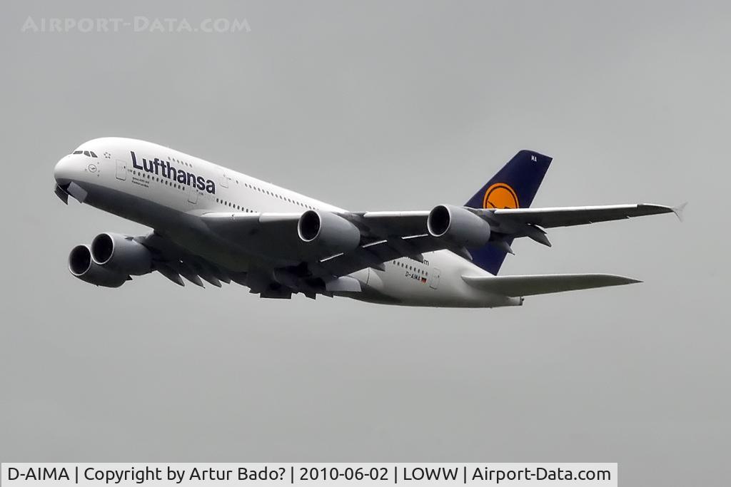 D-AIMA, 2010 Airbus A380-841 C/N 038, Lufthansa