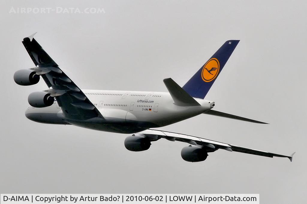 D-AIMA, 2010 Airbus A380-841 C/N 038, Lufthansa