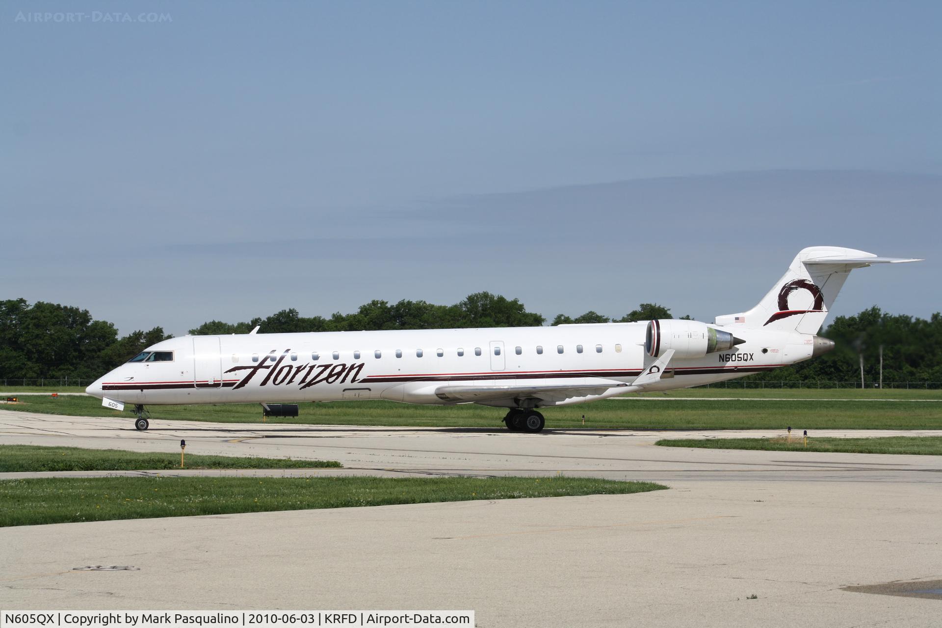 N605QX, 2002 Bombardier CRJ-701 (CL-600-2C10) Regional Jet C/N 10022, CL-600-2C10