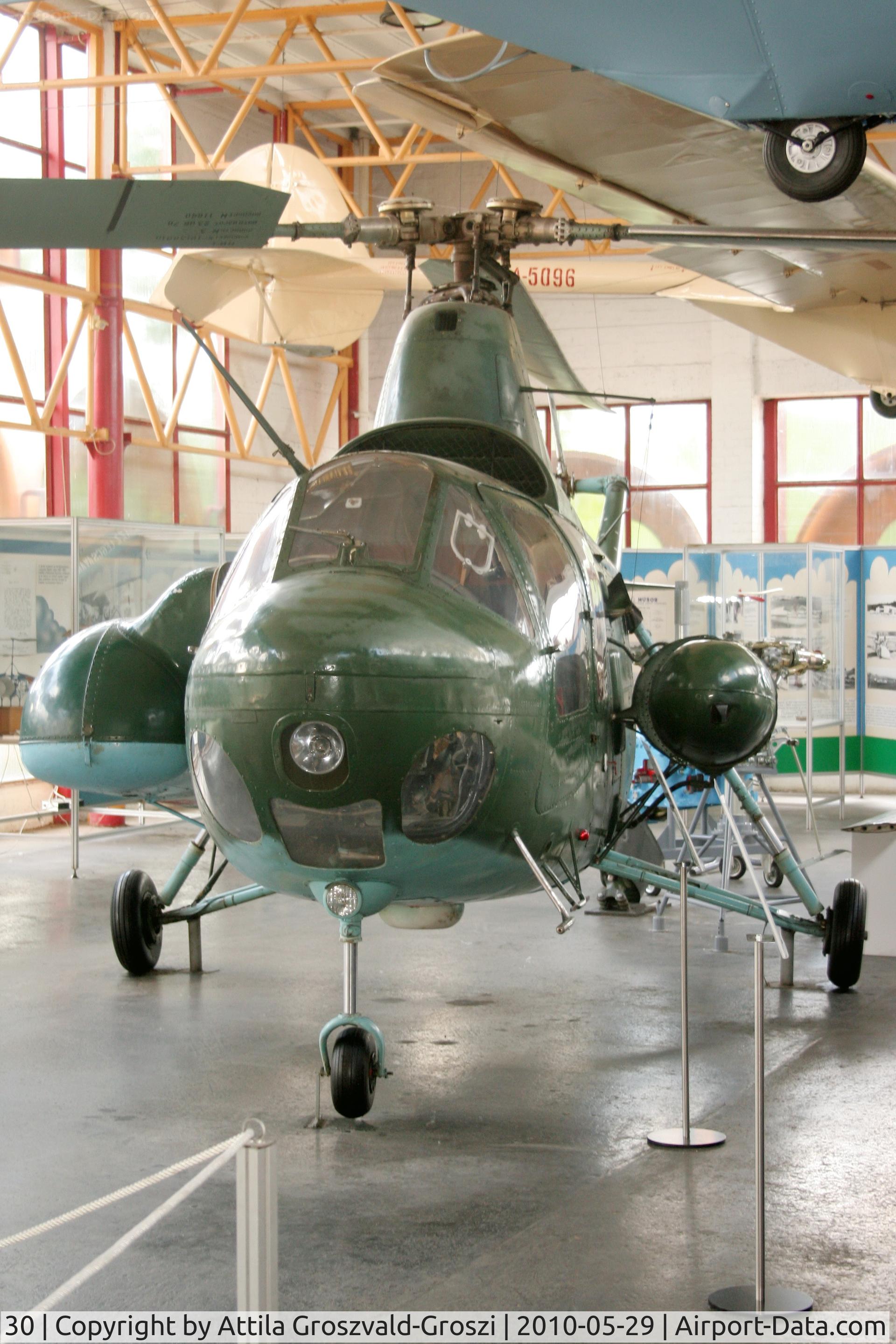 30, 1964 Mil Mi-1M C/N 401030, Traffic Museum Budapest. Front page.