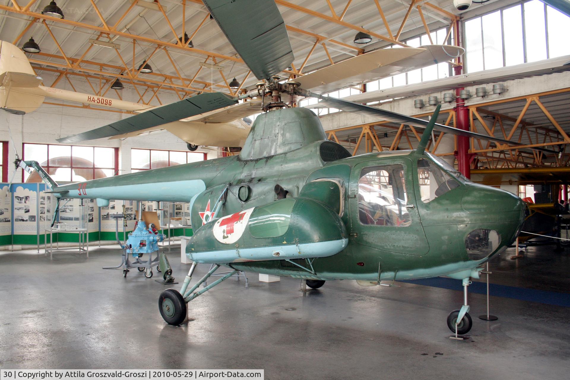30, 1964 Mil Mi-1M C/N 401030, Traffic Museum Budapest.