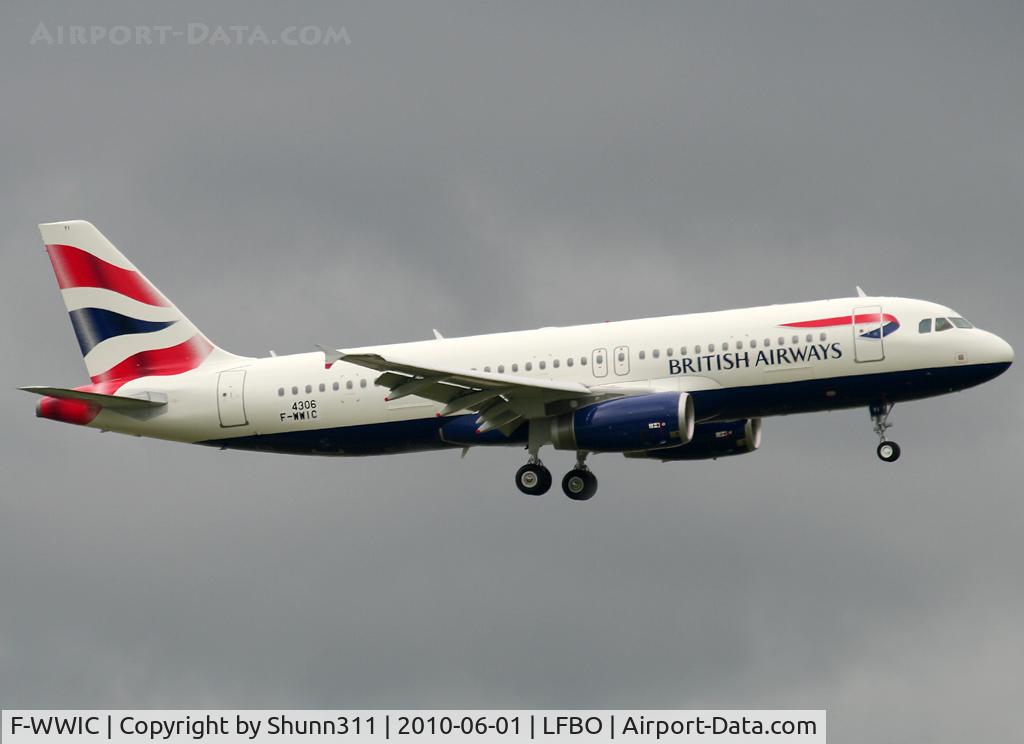 F-WWIC, 2010 Airbus A320-232 C/N 4306, C/n 4306 - To be G-EUYI