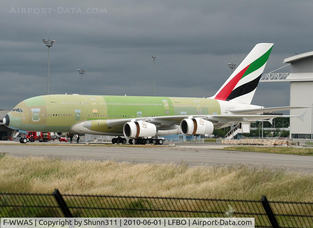F-WWAS, 2010 Airbus A380-861 C/N 057, C/n 057 - For Emirates as A6-EDO