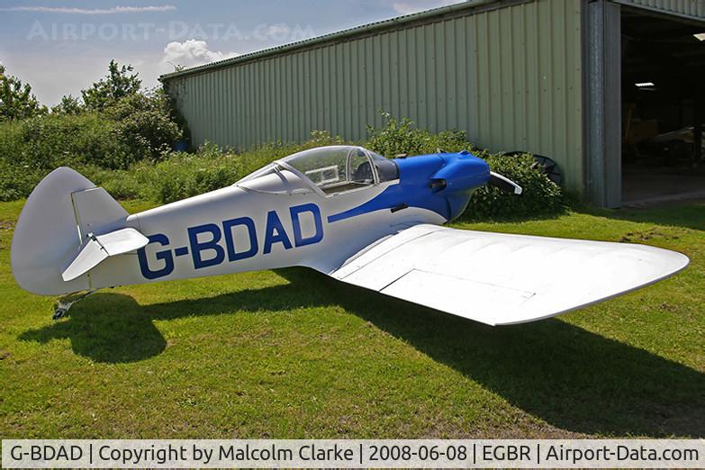 G-BDAD, 1976 Taylor JT-1 Monoplane C/N PFA 1453, Taylor Monoplane at Breighton Airfield in 2008.
