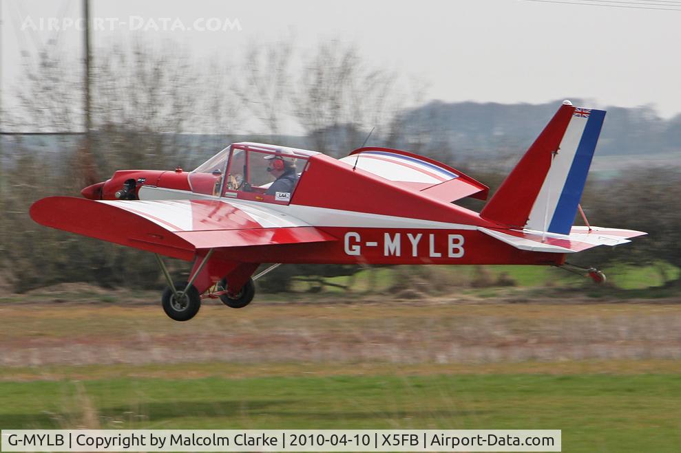 G-MYLB, 1993 Team Mini-Max 91 C/N PFA 186-12419, Team Mini-Max 91 at Fishburn Airfield in 2010.
