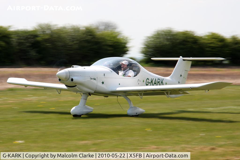 G-KARK, 2006 Dyn'Aero MCR-01 Club C/N PFA 301A-14010, Dyn'aero MCR-01 Club at Fishburn Airfield in 2010.