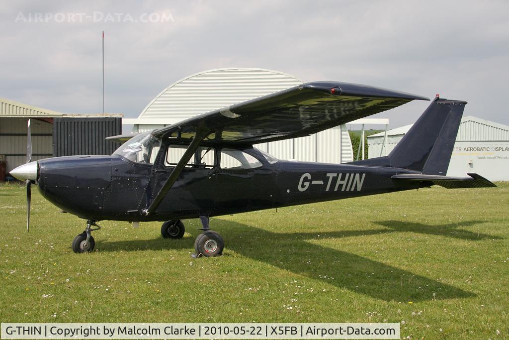 G-THIN, 1967 Reims Cessna FR172E C/N 0016, Reims FR172E at Fishburn Airfield, UK in 2010.
