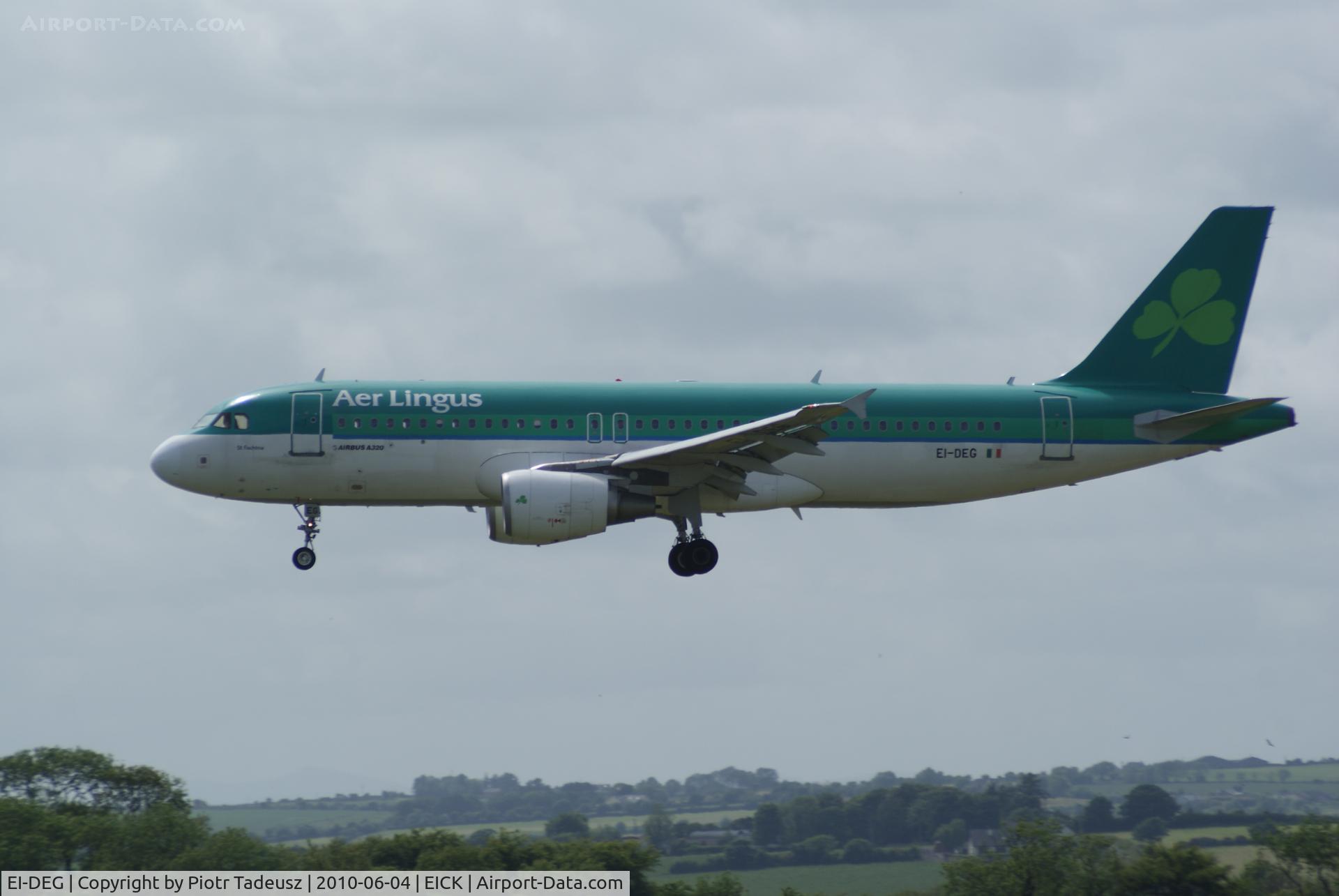 EI-DEG, 2004 Airbus A320-214 C/N 2272, Landing in Cork