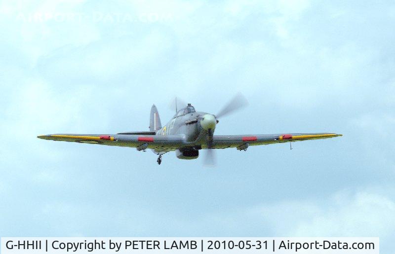 G-HHII, 1940 Hawker (CCF) Hurricane Mk2B C/N CCF/R20023, HURRICANE OVER BREIGHTON