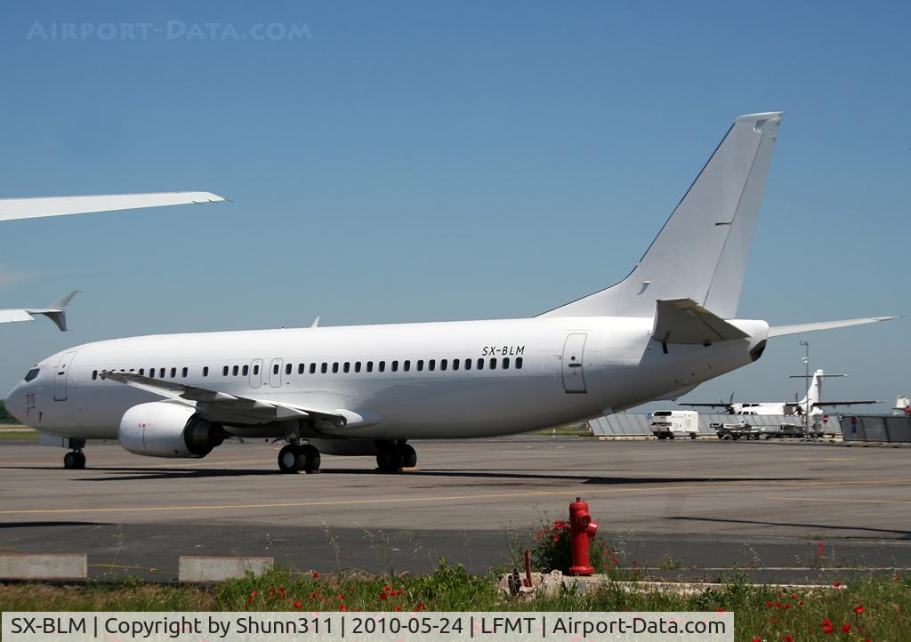 SX-BLM, 1991 Boeing 737-42C C/N 24813, Stored in all white c/s without titles... Ex. Aegean Airlines...