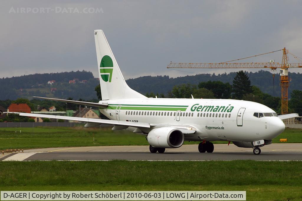 D-AGER, 1998 Boeing 737-75B C/N 28107, D-AGER @ LOWG