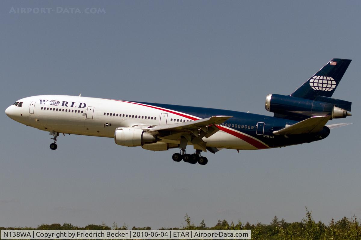 N138WA, 1981 McDonnell Douglas DC-10-30 C/N 47845, short final RW26