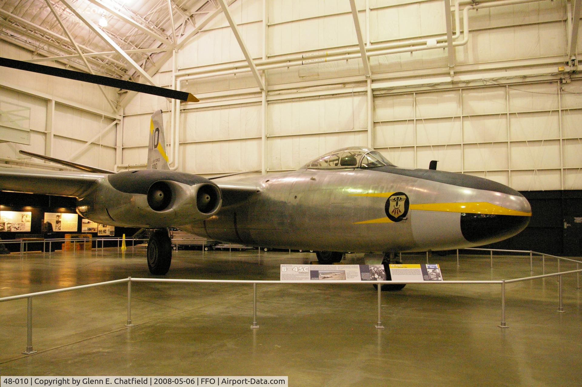 48-010, 1948 North American B-45C Tornado C/N 153-38486, At the National Museum of the USAF