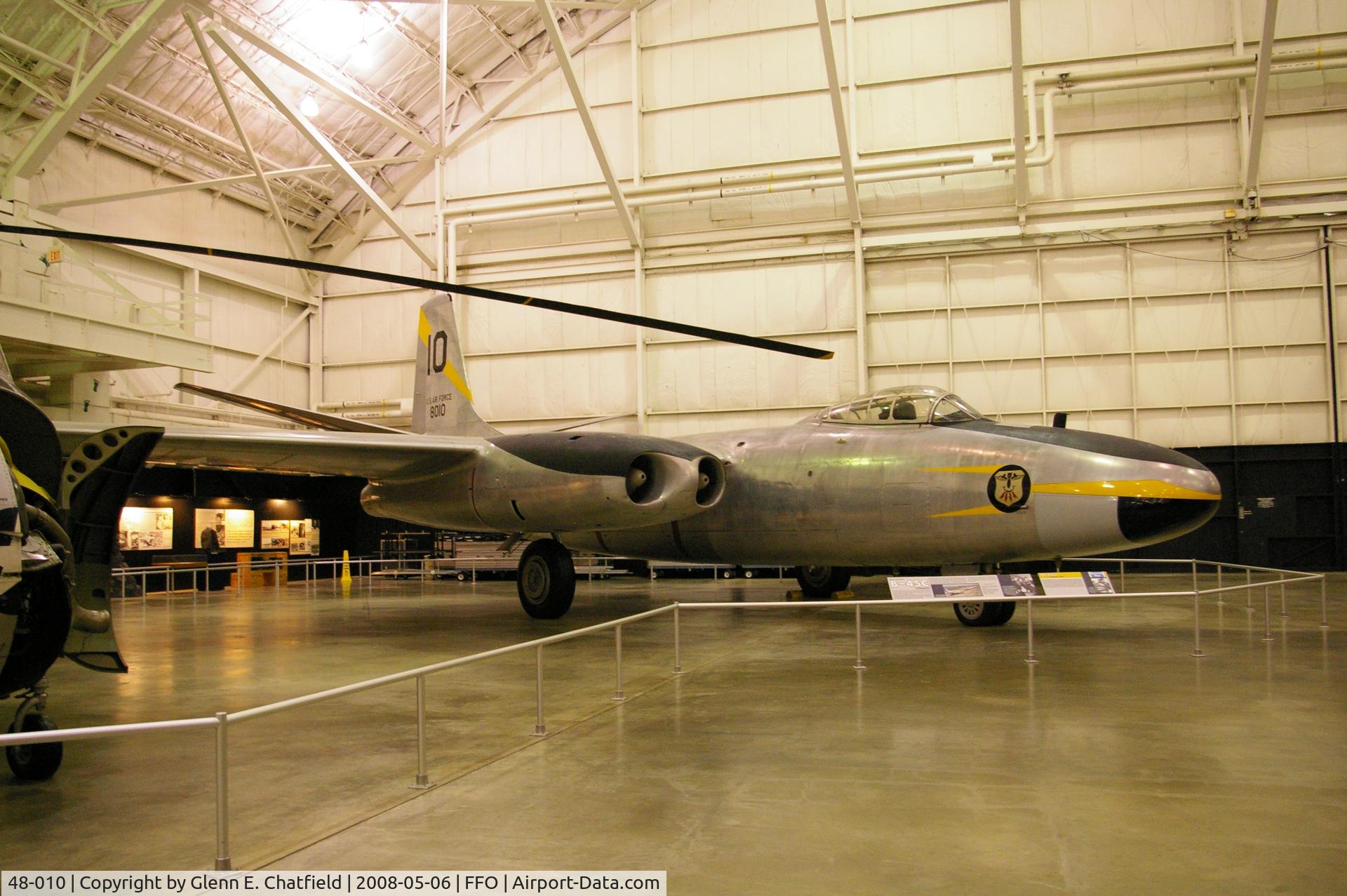 48-010, 1948 North American B-45C Tornado C/N 153-38486, At the National Museum of the USAF