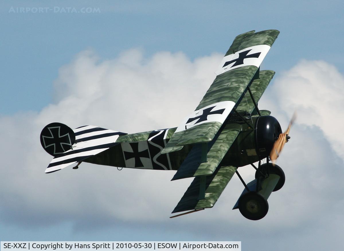 SE-XXZ, 2008 Fokker Dr.1 Triplane Replica C/N 1306, On Hässlö Roll Out Airshow
