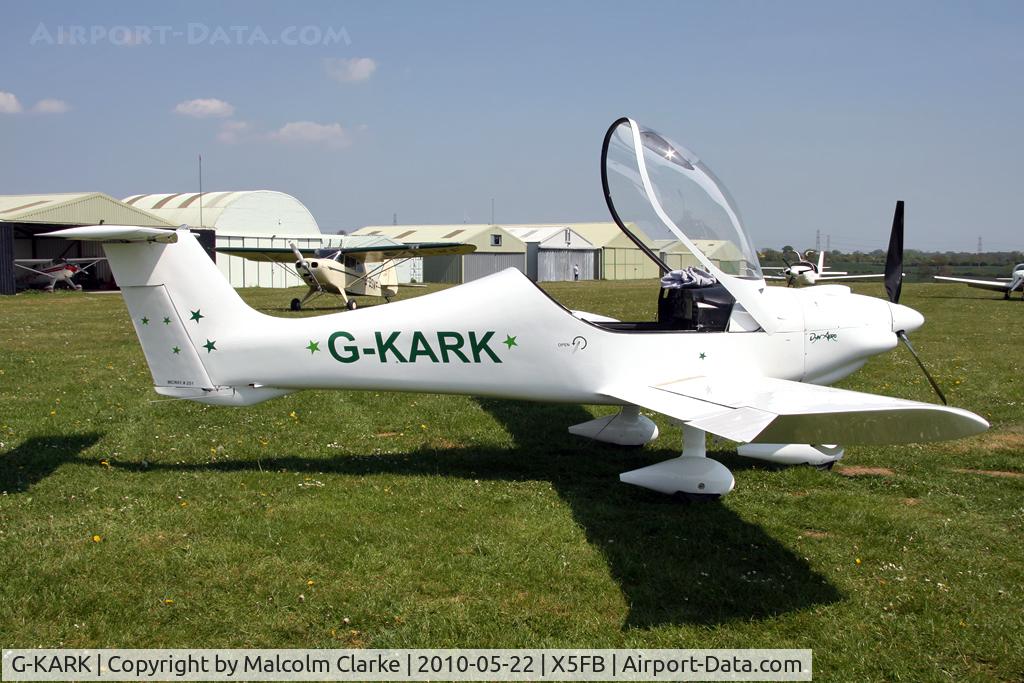 G-KARK, 2006 Dyn'Aero MCR-01 Club C/N PFA 301A-14010, Dyn'aero MCR-01 Club at Fishburn Airfield, UK in 2010.