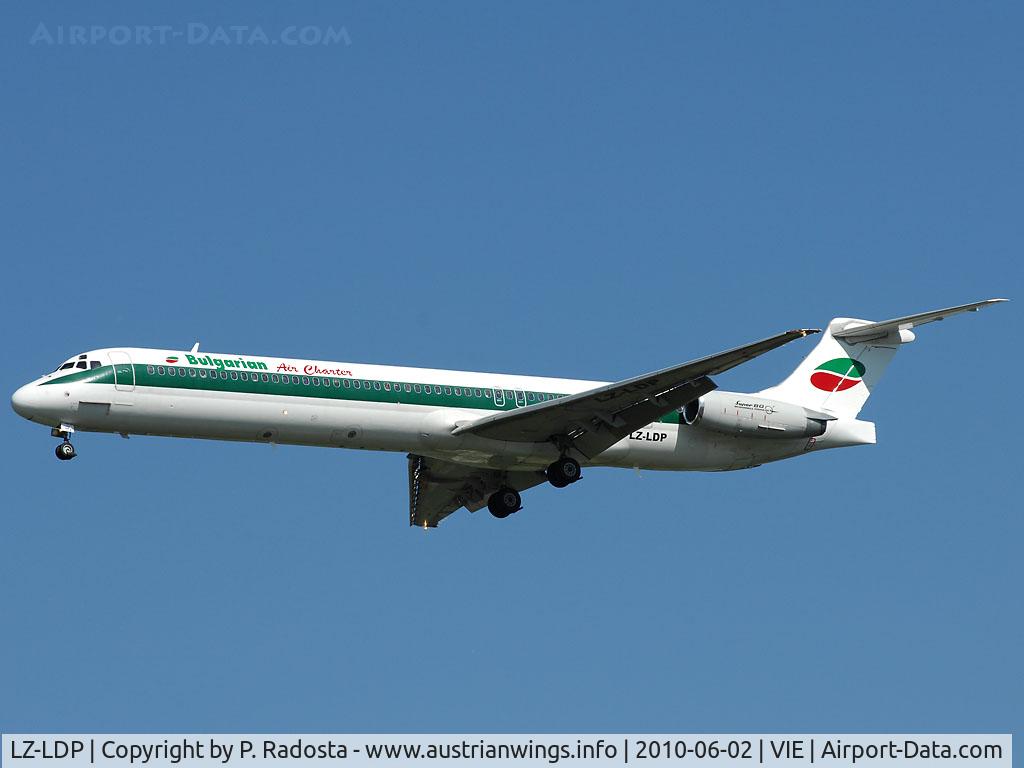 LZ-LDP, 1990 McDonnell Douglas MD-82 (DC-9-82) C/N 49973, Alitalia Colors and 