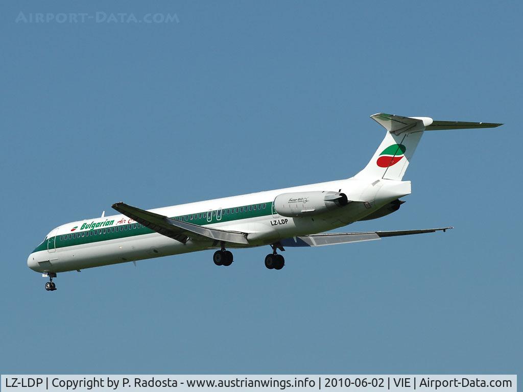 LZ-LDP, 1990 McDonnell Douglas MD-82 (DC-9-82) C/N 49973, Alitalia Colors and 