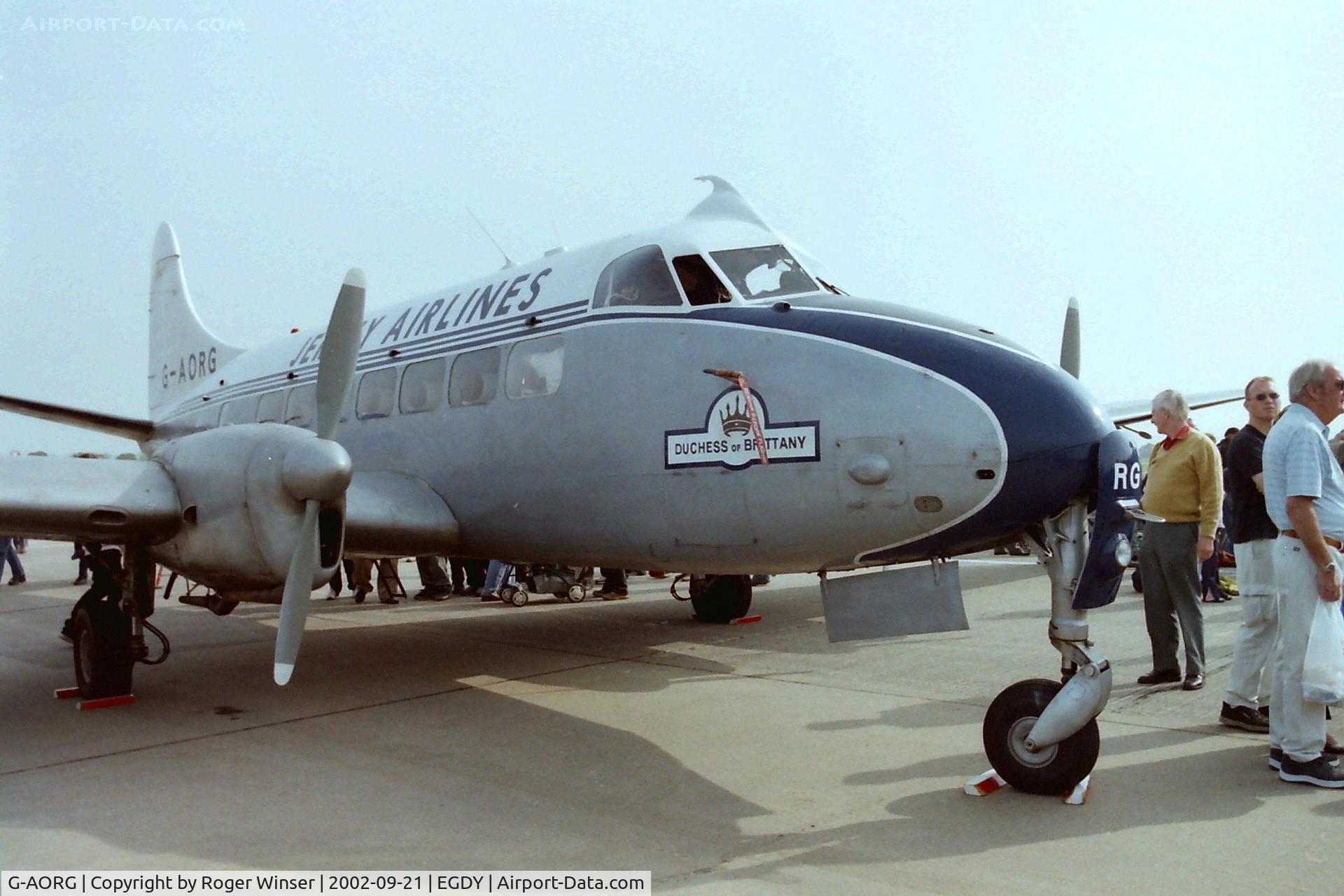 G-AORG, 1956 De Havilland DH-114 Sea Heron C.1 C/N 14101, Jersey Airlines 